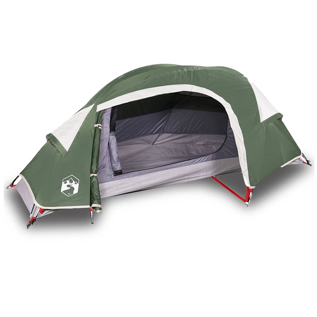 Kuppel-Campingzelt 1 Person Wasserdicht Grün