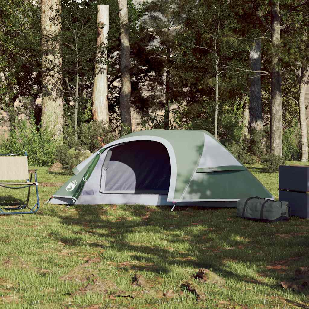 Kuppel-Campingzelt 1 Person Wasserdicht Grün
