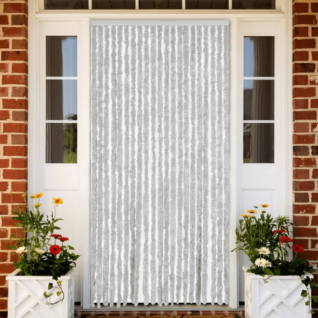 Fliegenvorhang Chenille Grau