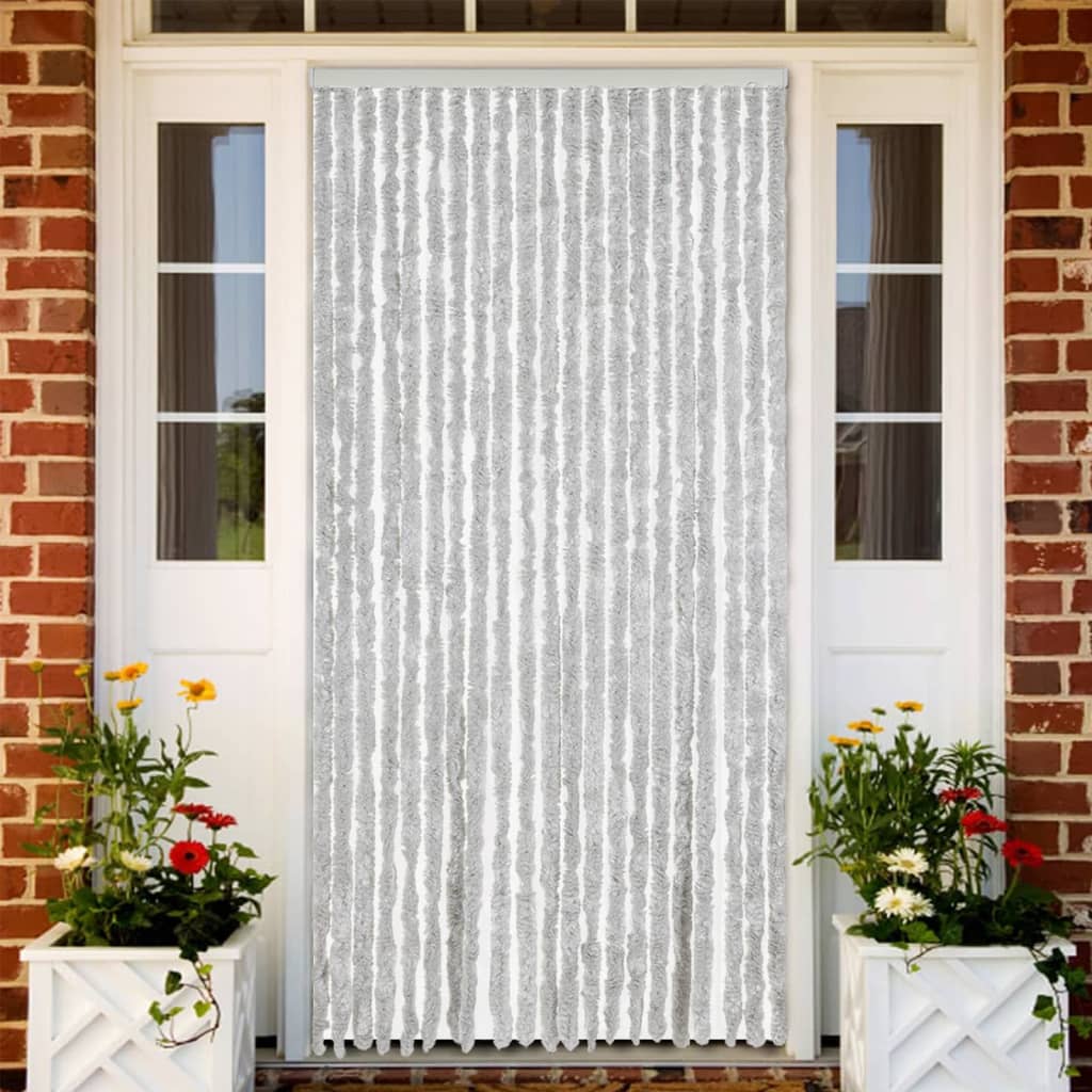 Fliegenvorhang Chenille Grau