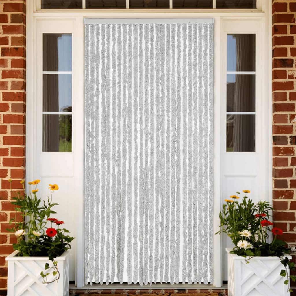 Fliegenvorhang Chenille Grau