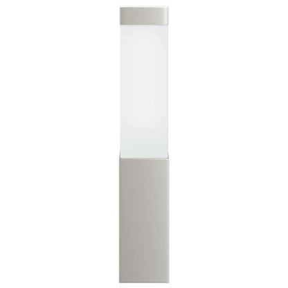 Außenwandleuchte Silber 10,5 X 6 X 33 Cm Und Plastik