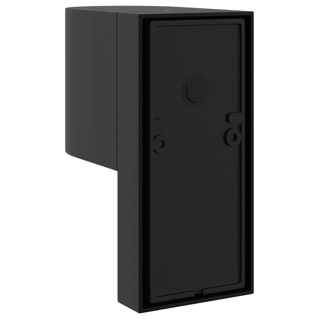 Außenwandleuchte Schwarz 12 X 7 X 15 Cm Edelstahl