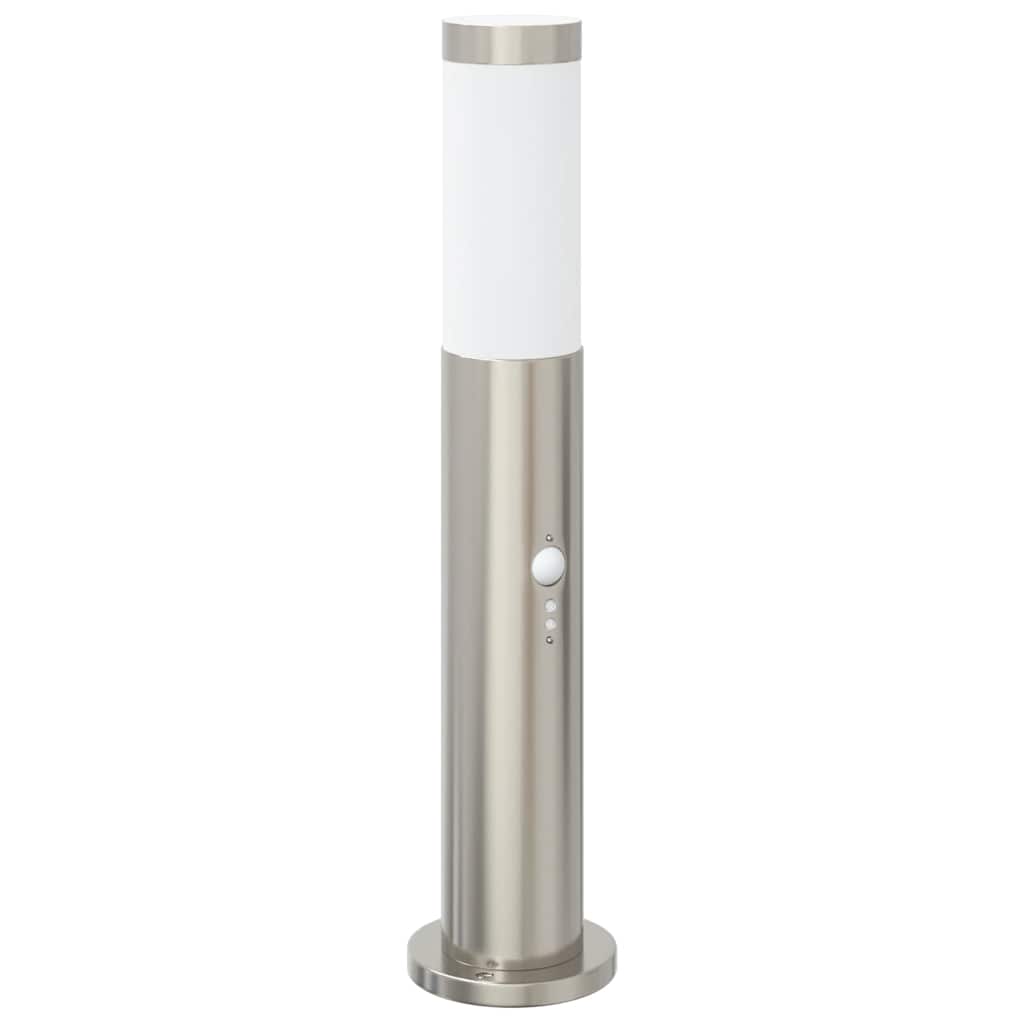 Pollerleuchte Mit Sensor 50 Cm Edelstahl Ip44