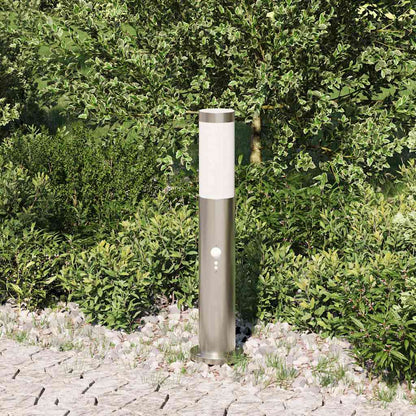 Pollerleuchte Mit Sensor 50 Cm Edelstahl Ip44