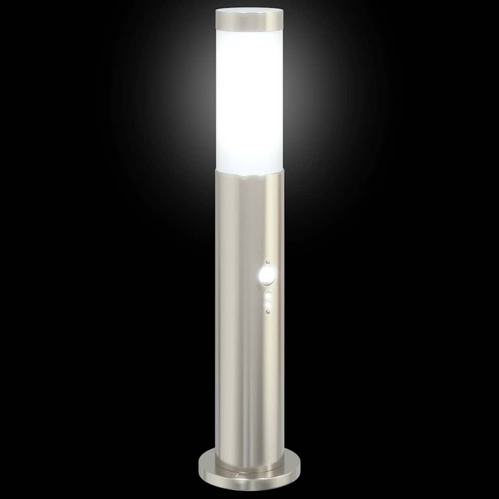 Pollerleuchte Mit Sensor 50 Cm Edelstahl Ip44