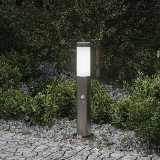 Pollerleuchte Mit Sensor 50 Cm Edelstahl Ip44