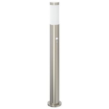 Pollerleuchte Mit Sensor 80 Cm Edelstahl Ip44