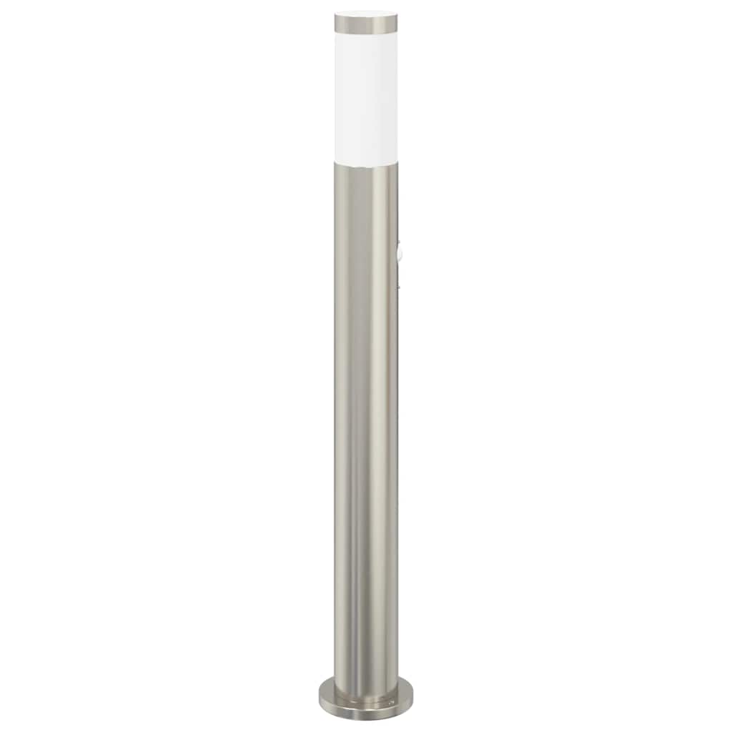 Pollerleuchte Mit Sensor 80 Cm Edelstahl Ip44