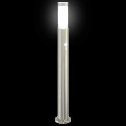 Pollerleuchte Mit Sensor 80 Cm Edelstahl Ip44