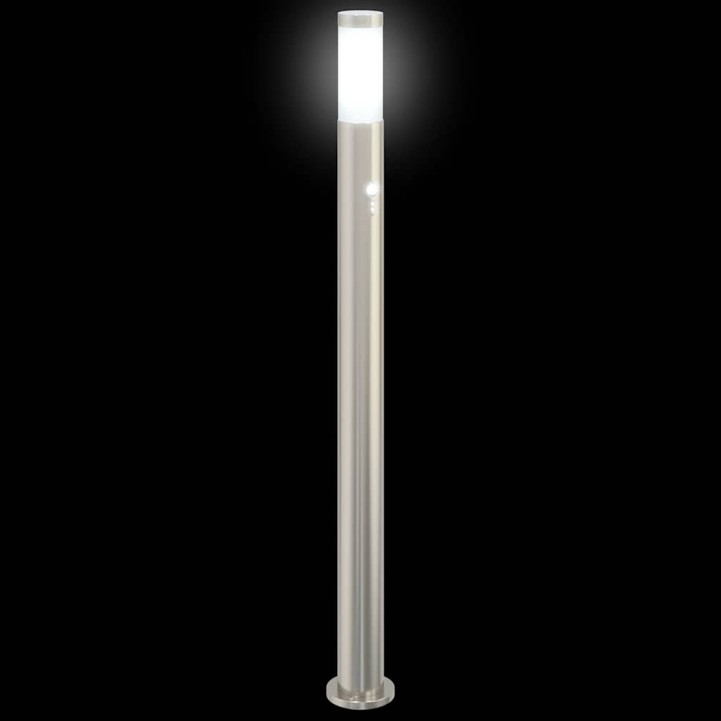 Pollerleuchte Mit Sensor 110 Cm Edelstahl Ip44