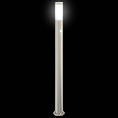 Pollerleuchten Mit Sensor 3Er 110 Cm Edelstahl Ip44
