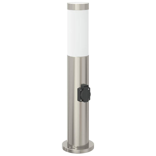 Pollerleuchte Mit Auslass 50 Cm Edelstahl Ip44