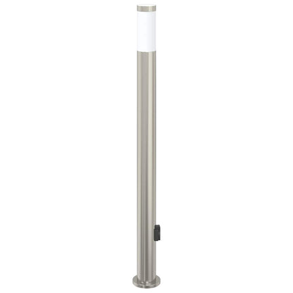 Pollerleuchte Mit Auslass 110 Cm Edelstahl Ip44