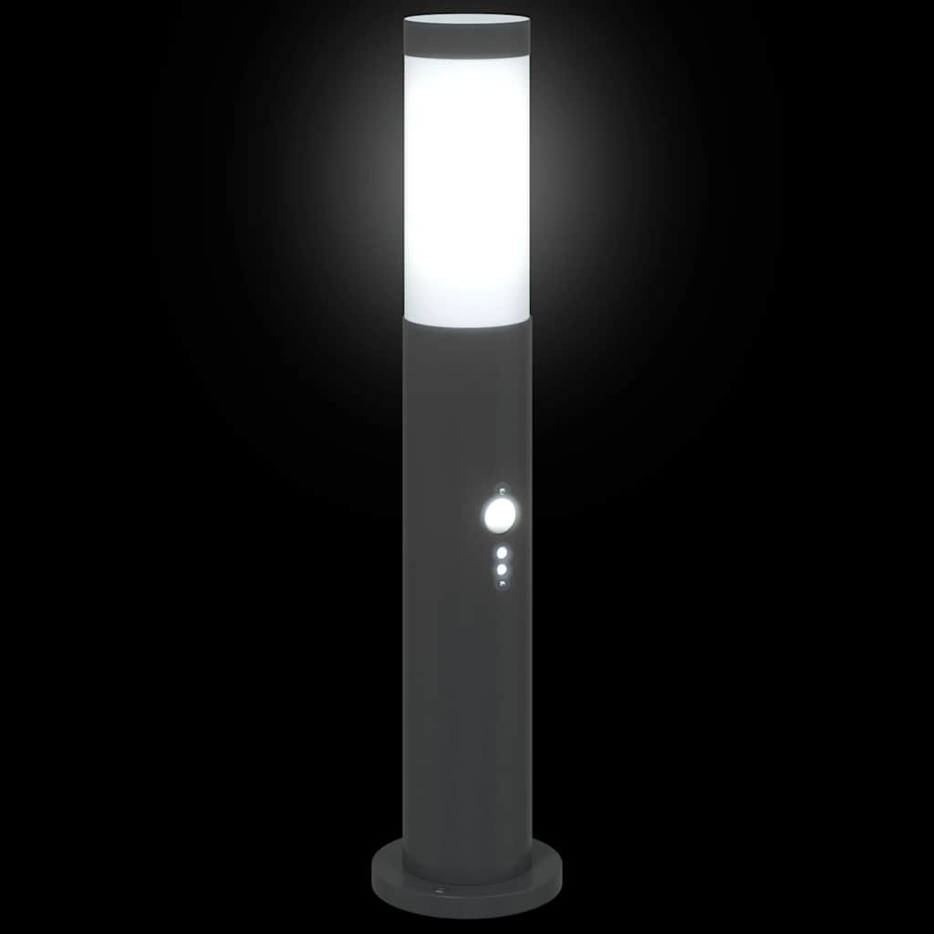 Pollerleuchte Mit Sensor 50 Cm Edelstahl Ip44