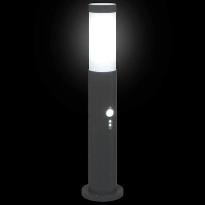 Pollerleuchte Mit Sensor 50 Cm Edelstahl Ip44