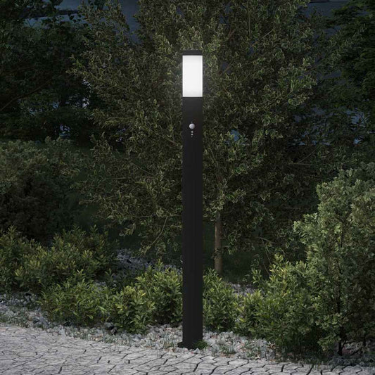 Pollerleuchte Mit Sensor 110 Cm Edelstahl Ip44