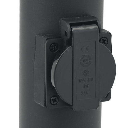 Pollerleuchte Mit Sensor Und Steckdose 110 Cm Edelstahl Ip44
