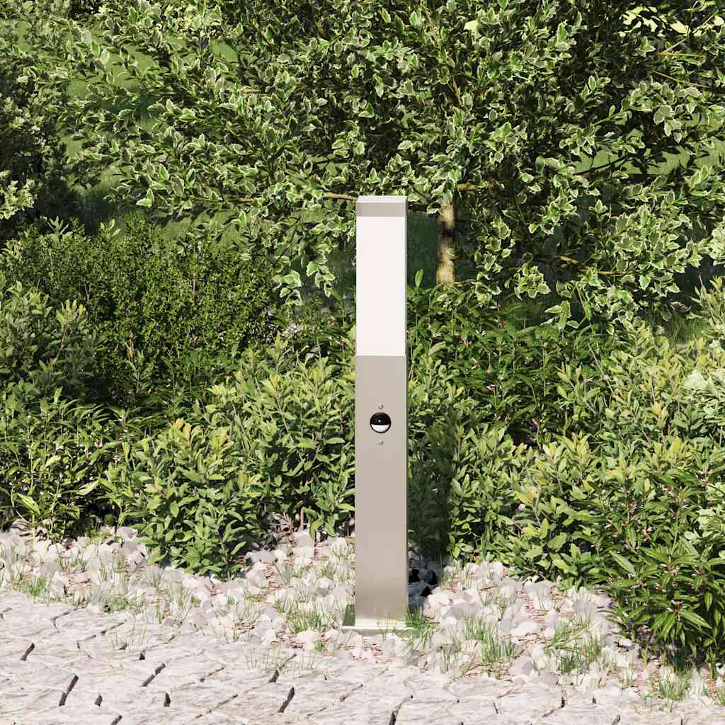Pollerleuchte Mit Sensor 50 Cm Edelstahl Ip44