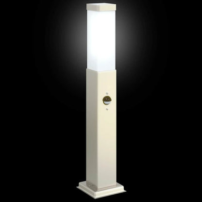 Pollerleuchte Mit Sensor 50 Cm Edelstahl Ip44