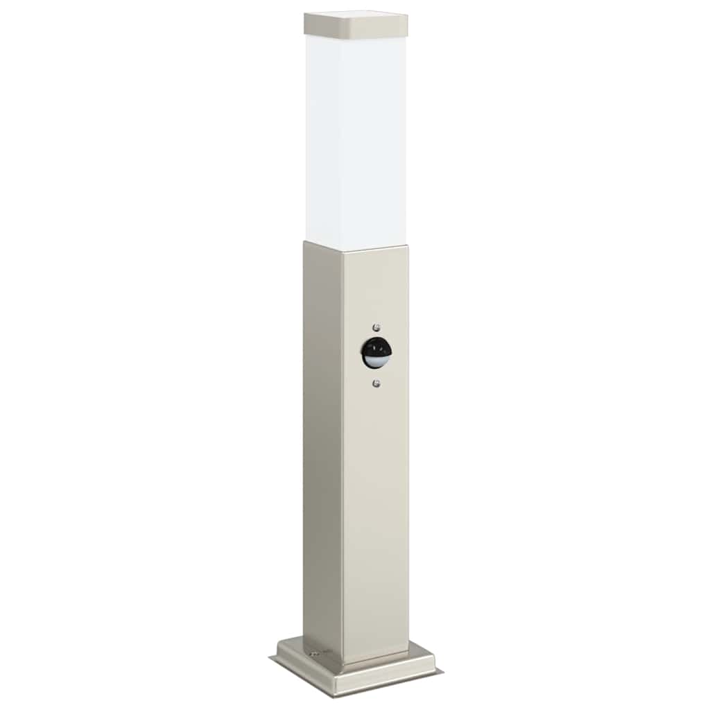 Pollerleuchten Mit Sensor 3 Stk. 50 Cm Edelstahl Ip44