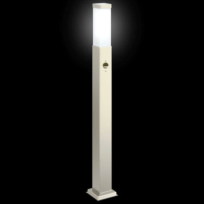 Pollerleuchte Mit Sensor 80 Cm Edelstahl Ip44