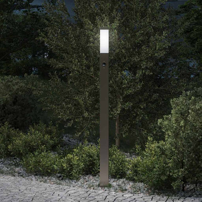 Pollerleuchte Mit Sensor 110 Cm Edelstahl Ip44