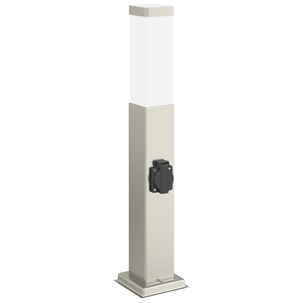 Pollerleuchten Mit Auslass 3 Stk. 50 Cm Edelstahl Ip44