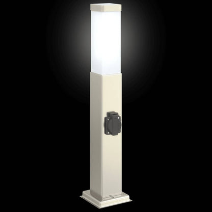 Pollerleuchten Mit Auslass 3 Stk. 50 Cm Edelstahl Ip44
