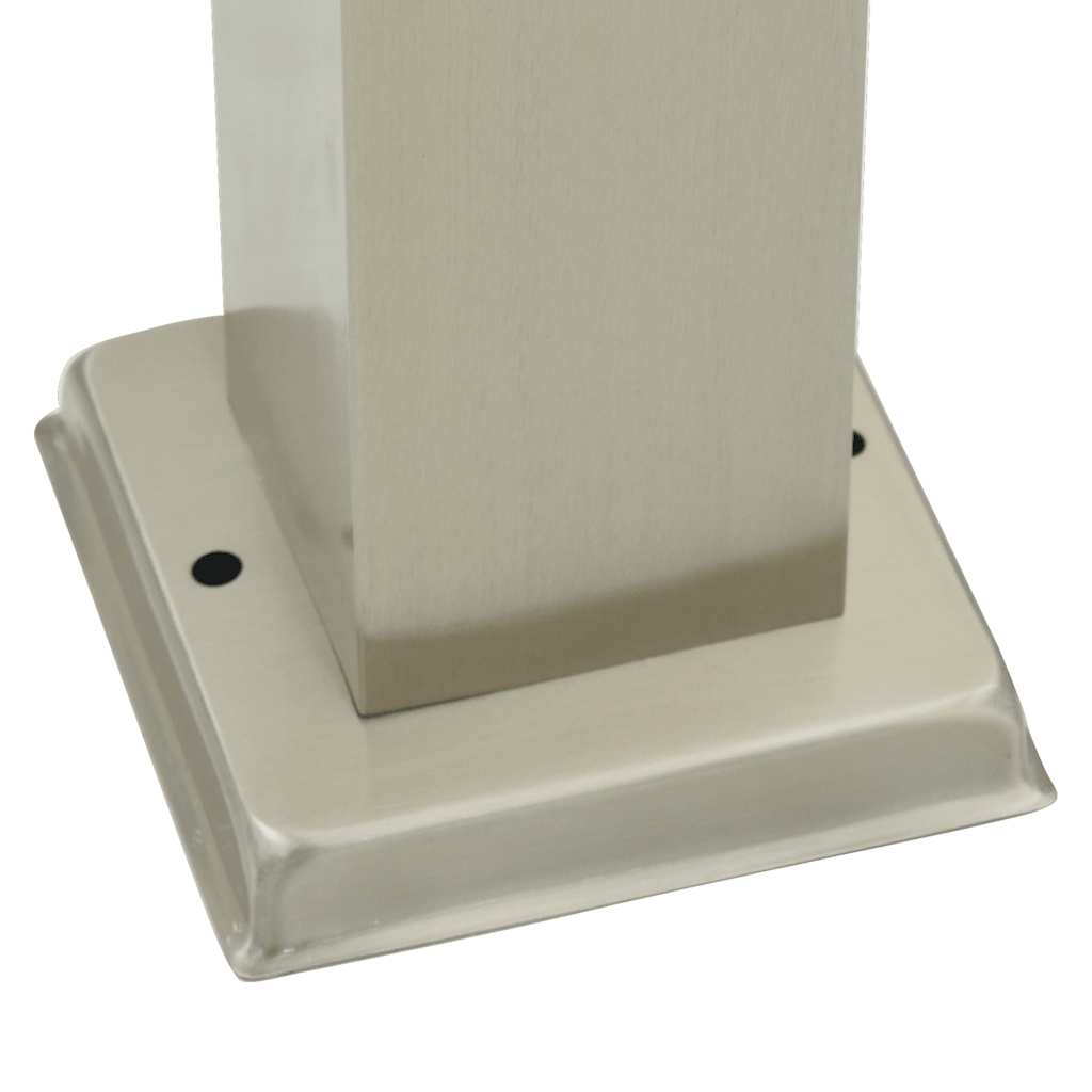 Pollerleuchten Mit Auslass 3 Stk. 80 Cm Edelstahl Ip44