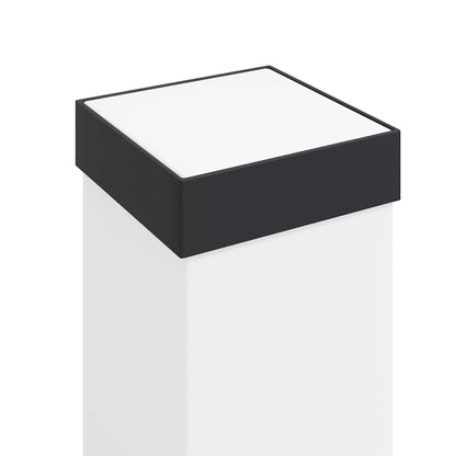 Pollerleuchten Mit Steckdose 3 Stk. 110 Cm Schwarz Ip44