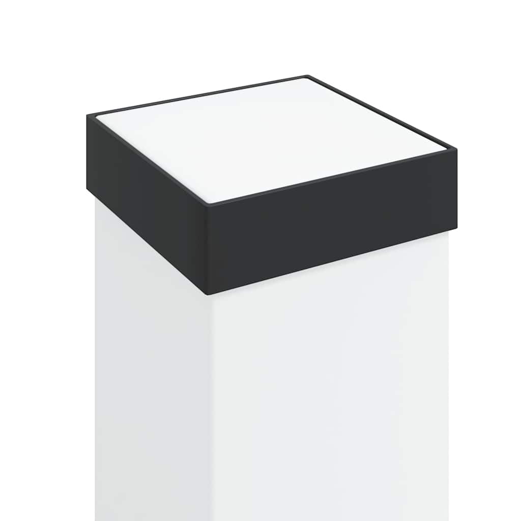 Pollerleuchten Mit Sensor&Steckdose 3 Stk. 80 Cm Schwarz Ip44