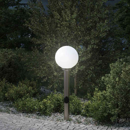 Pollerleuchte Mit Auslass 80 Cm Edelstahl Ip44