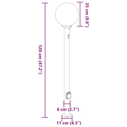 Pollerleuchte Mit Sensor Und Steckdose 120 Cm Edelstahl Ip44
