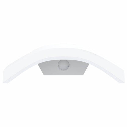 Led-Außenwandleuchten Mit Sensor 2 Stk. Aludruckguss Weiß