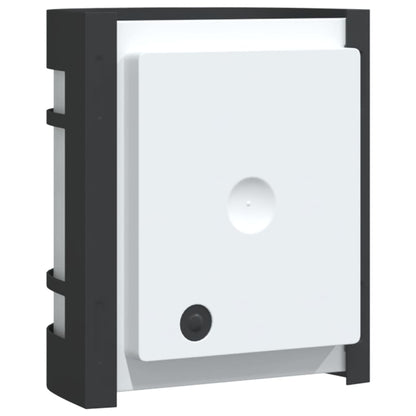 Außenwandleuchten 2 Stk. Edelstahl Schwarz