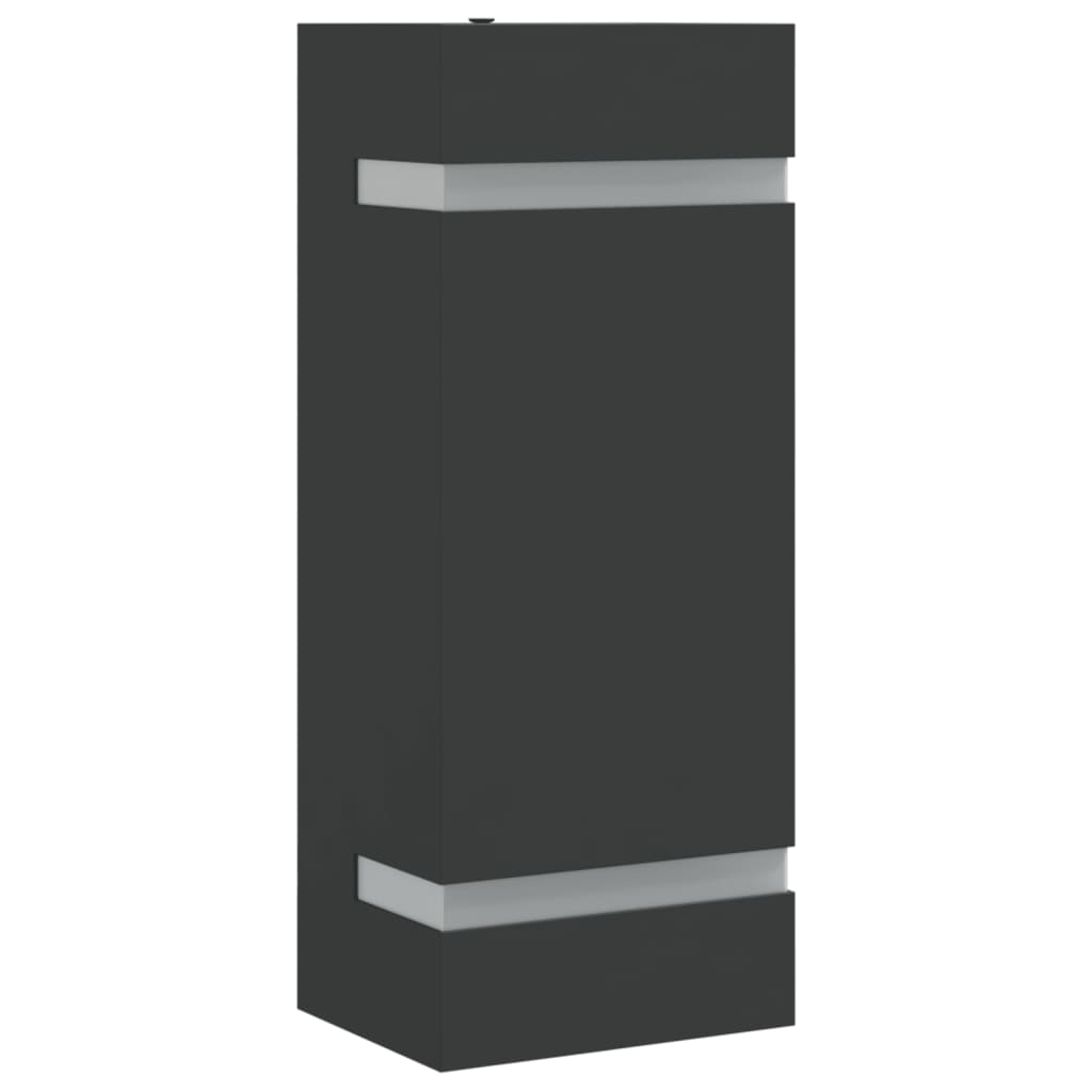 Außenwandleuchte Edelstahl Schwarz