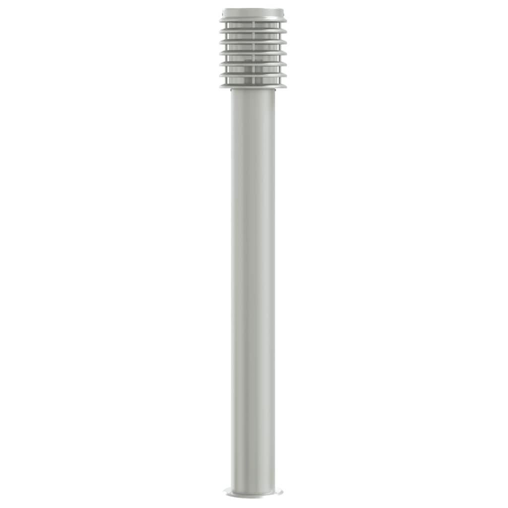 Wegeleuchten 3 Stk. N 110 Cm Edelstahl Silber