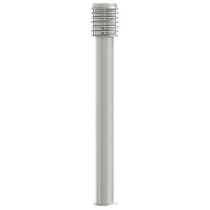 Wegeleuchten 3 Stk. N 110 Cm Edelstahl Silber
