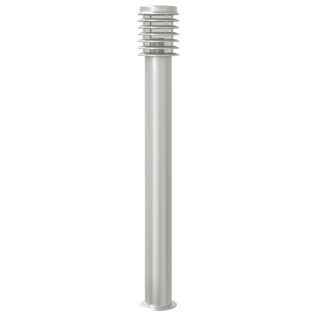 Wegeleuchten 3 Stk. N 110 Cm Edelstahl Silber