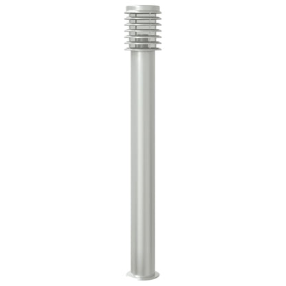 Wegeleuchten 3 Stk. N 110 Cm Edelstahl Silber