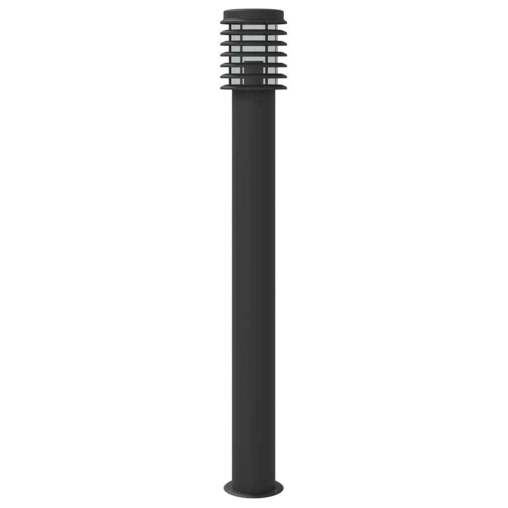 Wegeleuchte 110 Cm Edelstahl Schwarz