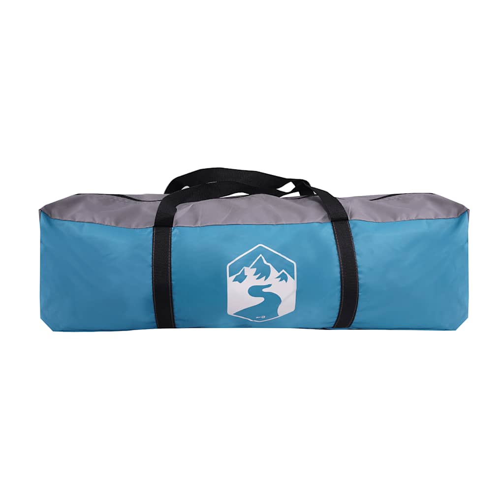 Tunnelzelt 4 Personen Wasserdicht Blau