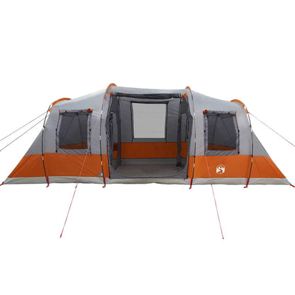 Tunnelzelt 4 Personen Und Orange Wasserdicht Grau