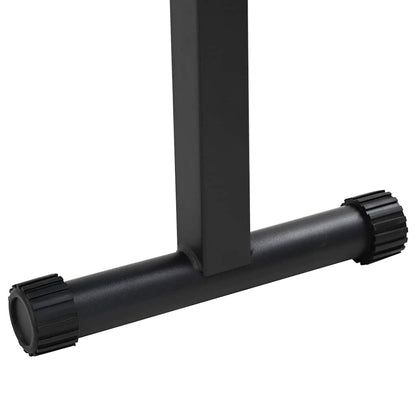 Gewichtsbank Schwarz 108 X 27 X 41 Cm Pulverbeschichteter Stahl