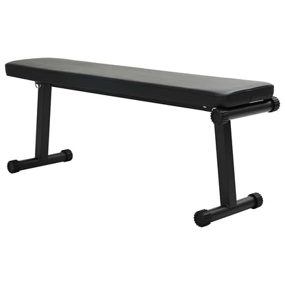 Gewichtsbank Schwarz 108 X 27 X 41 Cm Pulverbeschichteter Stahl