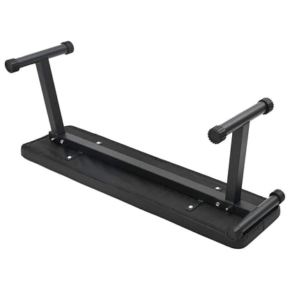 Gewichtsbank Schwarz 108 X 27 X 41 Cm Pulverbeschichteter Stahl