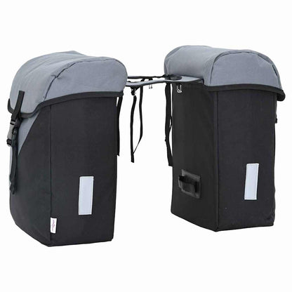 Fahrradtasche Grau Und Schwarz 31,5 X 15,5 X 40 Cm Polyester
