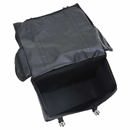 Fahrradtasche Grau Und Schwarz 31,5 X 15,5 X 40 Cm Polyester