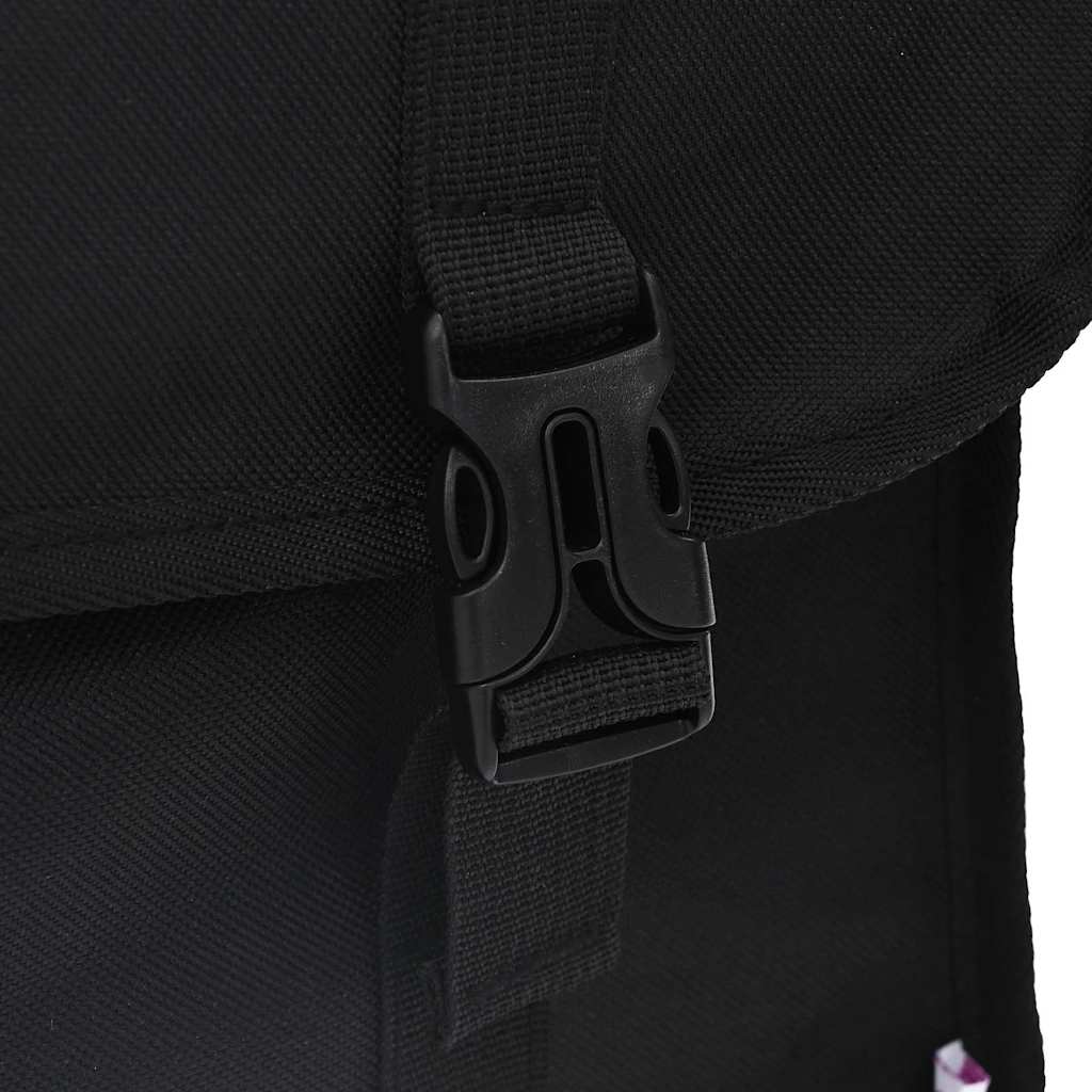 Fahrradtasche Schwarz 40 X 18,5 X 35 Cm Polyester